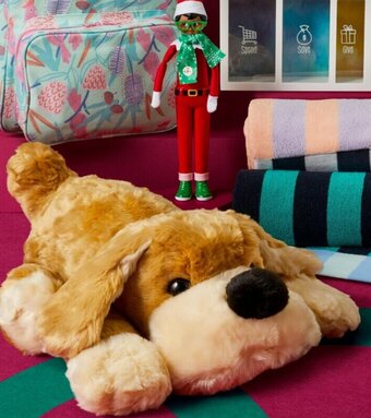 Myer Fao Schwarz 18" Toy Plush Dog Patrick offer