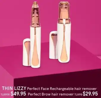 Myer Thin Lizzy Perfect Face Rechargeable Hair Remover offer