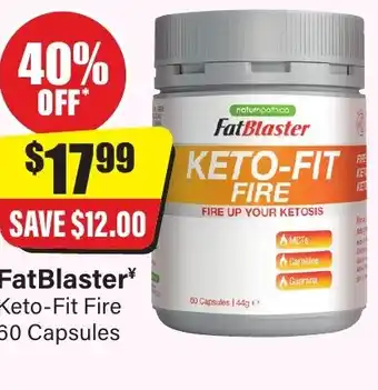 Chemist Discount Centre FatBlaster* Keto-Fit Fire offer