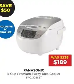 Bing Lee 5 Cup Premium Fuzzy Rice Cooker offer