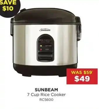 Bing Lee 7 Cup Rice Cooker offer