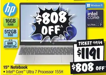 JB Hi-Fi 15" Notebook offer