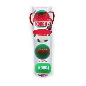 Pet stock Kong holiday occasions balls 4 pack medium offer