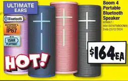 JB Hi-Fi Boom 4 Portable Bluetooth Speaker offer
