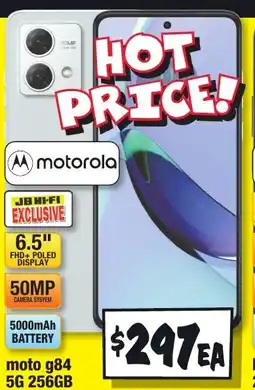 JB Hi-Fi Moto g84 5g 256gb offer