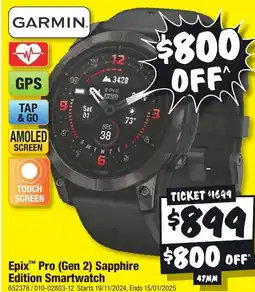 JB Hi-Fi Epix™ Pro (Gen 2) Sapphire Edition Smartwatch offer