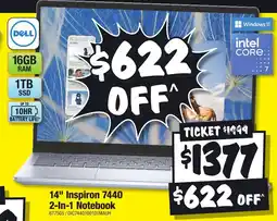 JB Hi-Fi 14" Inspiron 7440 2-In-1 Notebook offer