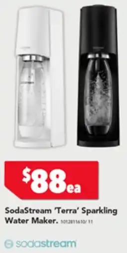 Harvey Norman SodaStream 'Terra' Sparkling Water Maker offer