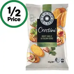 Woolworths Red Rock Deli Crostini 115g offer