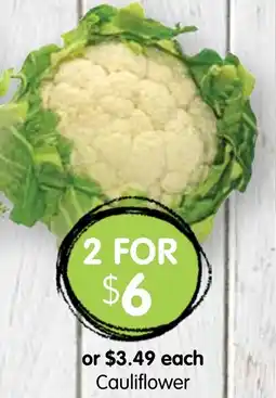 Spudshed Cauliflower offer