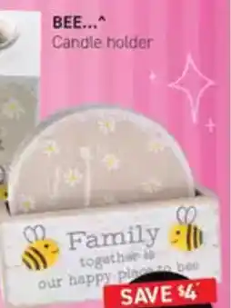 Chemist King Bee candle holder offer