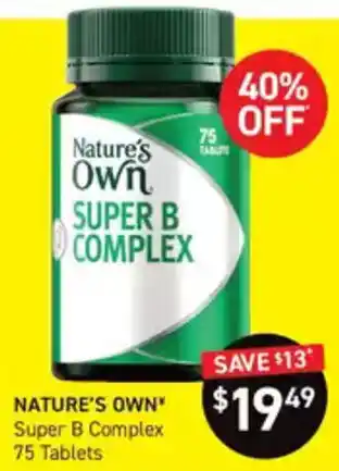 Chemist King Nature's Own offer