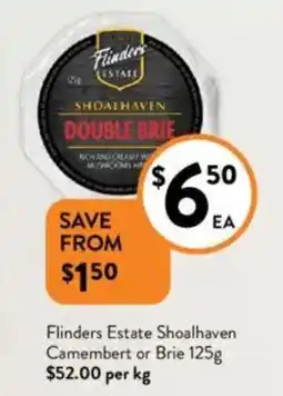 Flinders Estate Shoalhaven Camembert or Brie