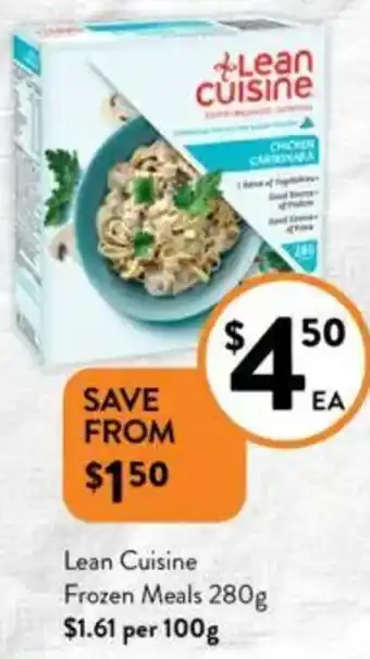 Foodworks Lean Cuisine Frozen Meals offer