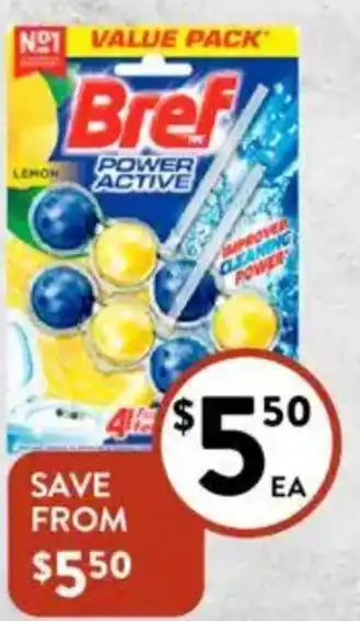 Foodworks Bref Toilet Cleaner 2 Pack offer