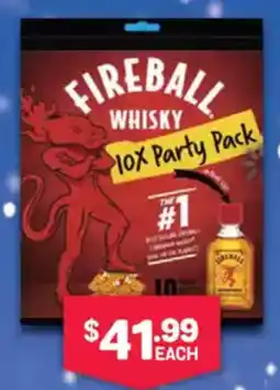 Bottlemart Fireball minis party pack offer