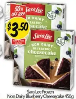 Sara lee frozen non dairy blueberry cheesecake