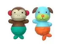 Baby Bunting Skip Hop Zoo Mix & Match Flippers Monkey/Dog offer