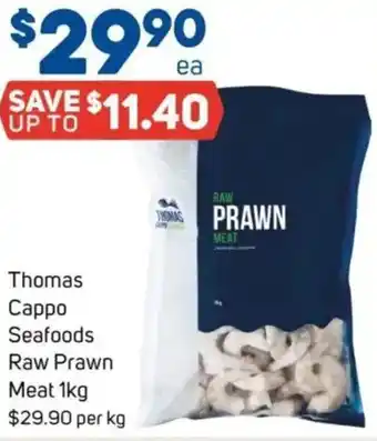 Foodland Thomas Cappo Seafoods Raw Prawn Meat offer