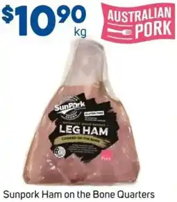 Foodland Sunpork Ham on the Bone Quarters offer
