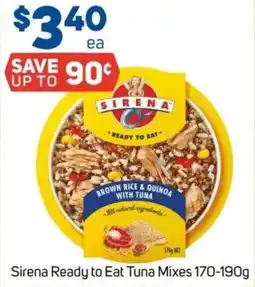Foodland Sirena Ready to Eat Tuna Mixes offer