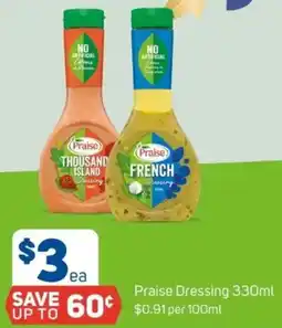 Foodland Praise Dressing offer