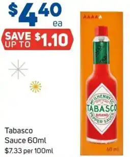 Foodland Tabasco Sauce offer