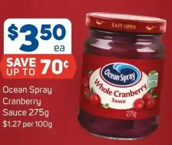 Foodland Ocean Spray Cranberry Sauce offer