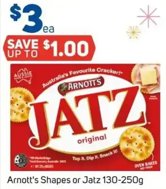 Foodland Arnott's Shapes or Jatz offer