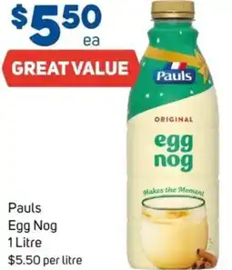 Foodland Pauls Egg Nog offer