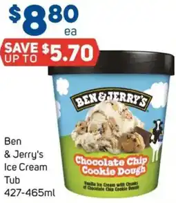Foodland Ben & Jerry's Ice Cream Tub offer