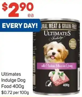 Foodland Ultimates Indulge Dog Food offer