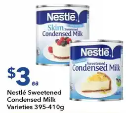 Ritchies Nestlé Sweetened Condensed Milk offer