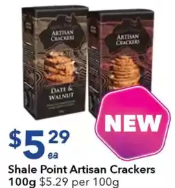 Ritchies Shale Point Artisan Crackers offer