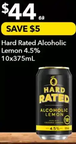 Hard Rated Alcoholic Lemon 4.5%