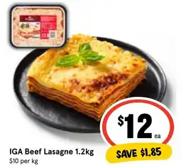 IGA Beef Lasagne