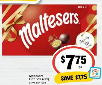 Ritchies Maltesers Gift Box offer