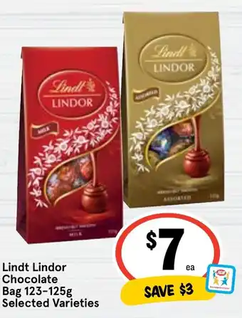 Ritchies Lindt Lindor Chocolate Bag offer