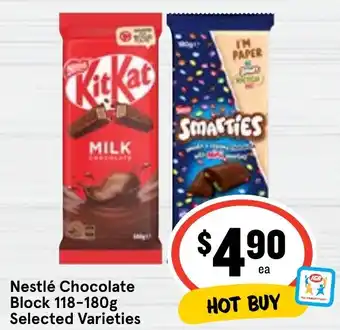 Ritchies Nestlé Chocolate Block offer