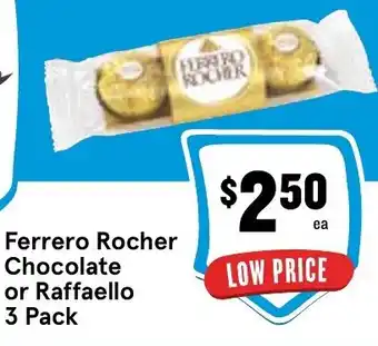 Ritchies Ferrero Rocher Chocolate or Raffaello offer