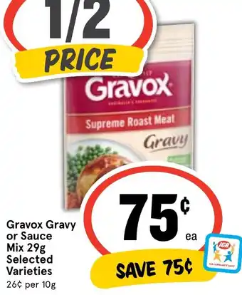Ritchies Gravox Gravy or Sauce Mix offer