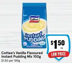Ritchies Cottee's Vanilla Flavoured Instant Pudding Mix offer
