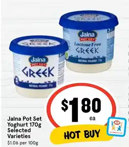 Ritchies Jalna Pot Set Yoghurt offer