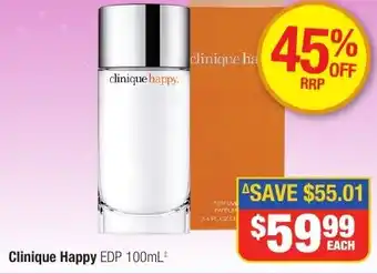 Direct Chemist Outlet Clinique Happy EDP offer