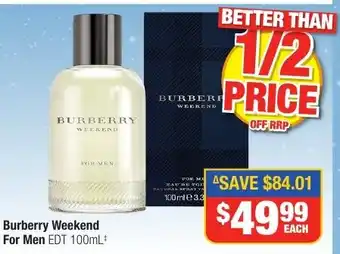 Direct Chemist Outlet Burberry Weekend For Men EDT offer