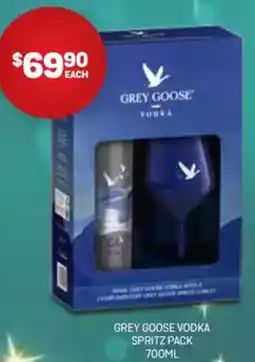 Harry Brown Grey goose vodka spritz pack offer