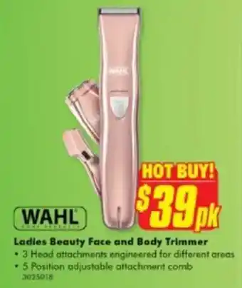 The Good Guys Ladies Beauty Face and Body Trimmer offer