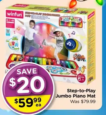 Toyworld Step-to-Play Jumbo Piano Mat offer