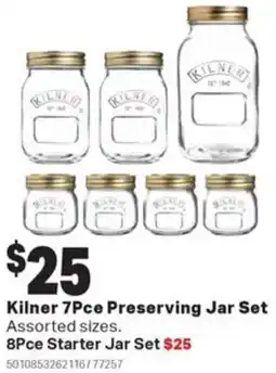 Mitre 10 Kilner 7Pce Preserving Jar Set offer