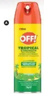 Mitre 10 Off! Tropical Strength Insect Repellent Spray offer